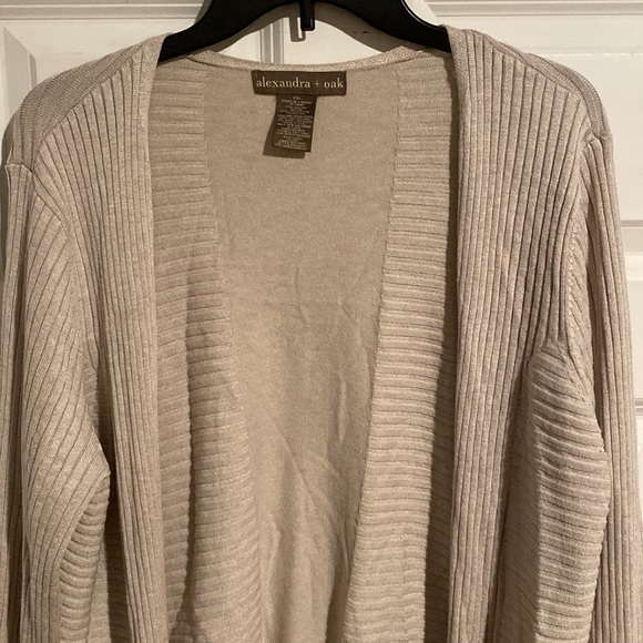 Alexandra + oak XXL cardigan knit cream - Picture 2 of 5